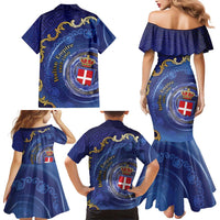 Italian Empire Family Matching Mermaid Dress and Hawaiian Shirt Concept Of Mare Nostrum - Wonder Print Shop