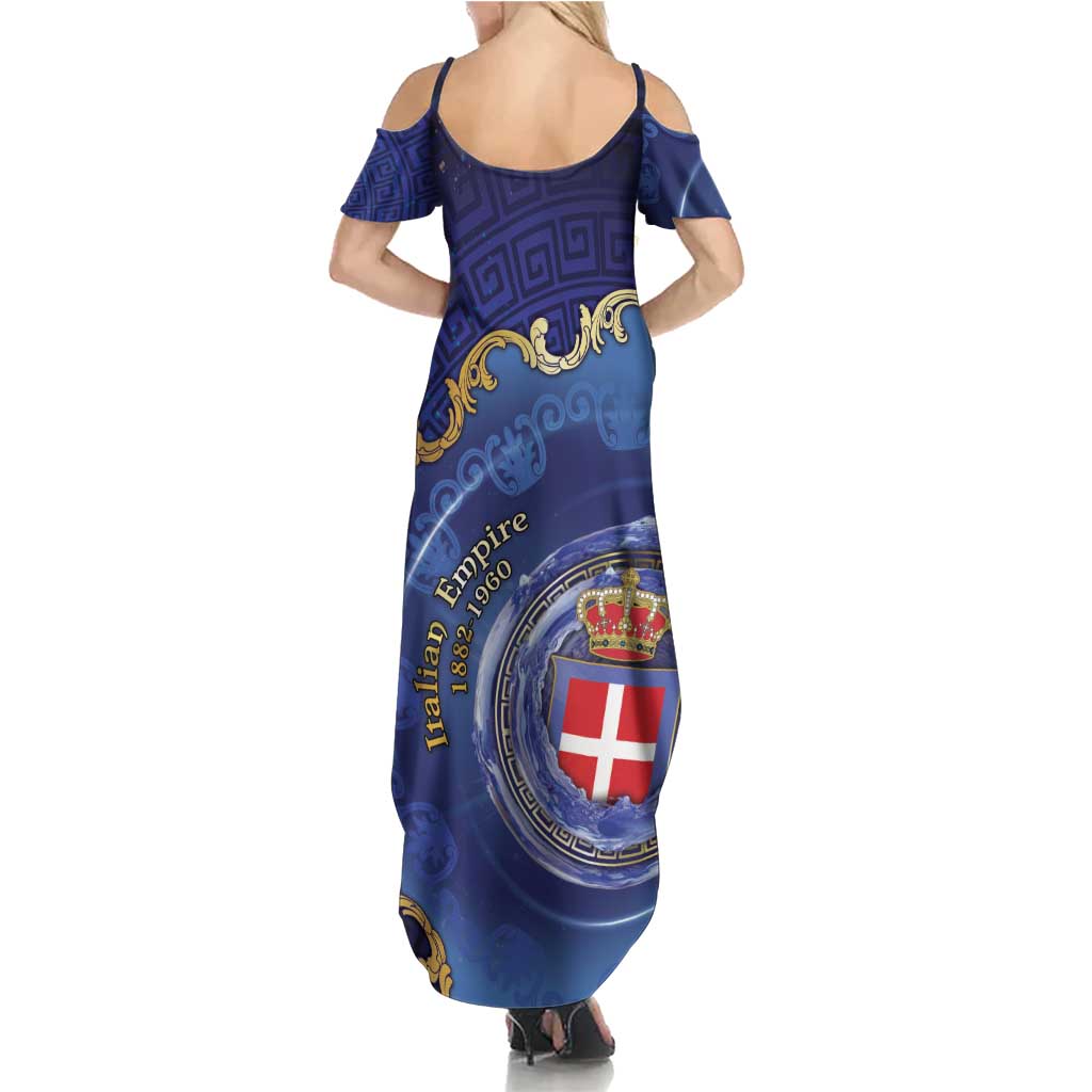 Italian Empire Family Matching Summer Maxi Dress and Hawaiian Shirt Concept Of Mare Nostrum - Wonder Print Shop