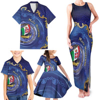 Italian Empire Family Matching Tank Maxi Dress and Hawaiian Shirt Concept Of Mare Nostrum - Wonder Print Shop