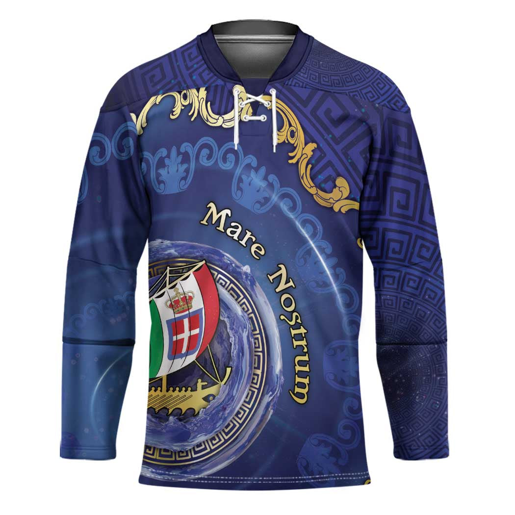 Italian Empire Hockey Jersey Concept Of Mare Nostrum - Wonder Print Shop