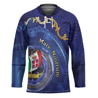 Italian Empire Hockey Jersey Concept Of Mare Nostrum - Wonder Print Shop