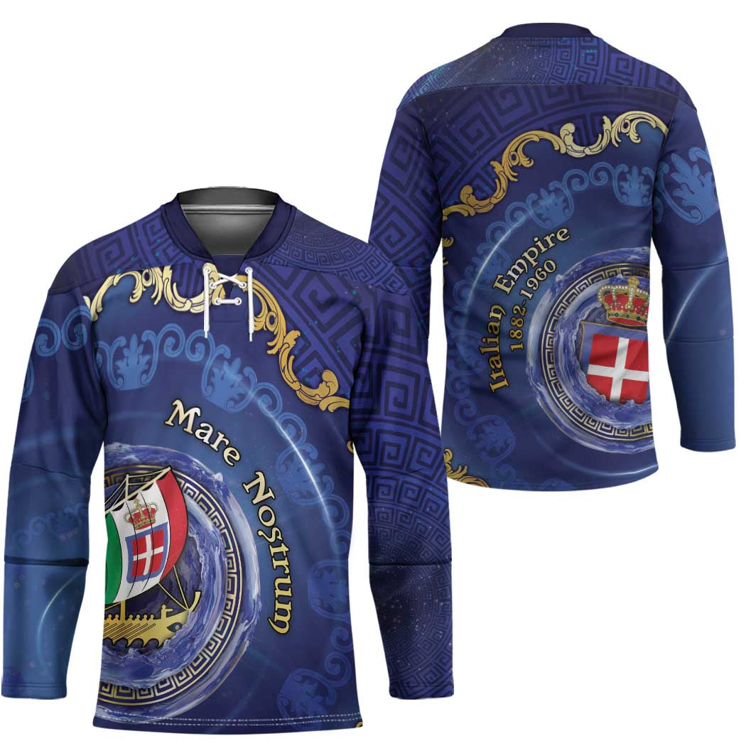 Italian Empire Hockey Jersey Concept Of Mare Nostrum - Wonder Print Shop
