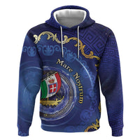 Italian Empire Hoodie Concept Of Mare Nostrum - Wonder Print Shop