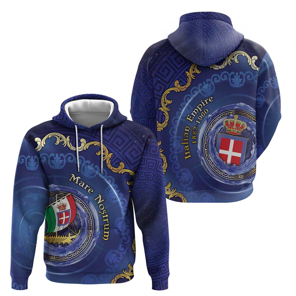 Italian Empire Hoodie Concept Of Mare Nostrum - Wonder Print Shop