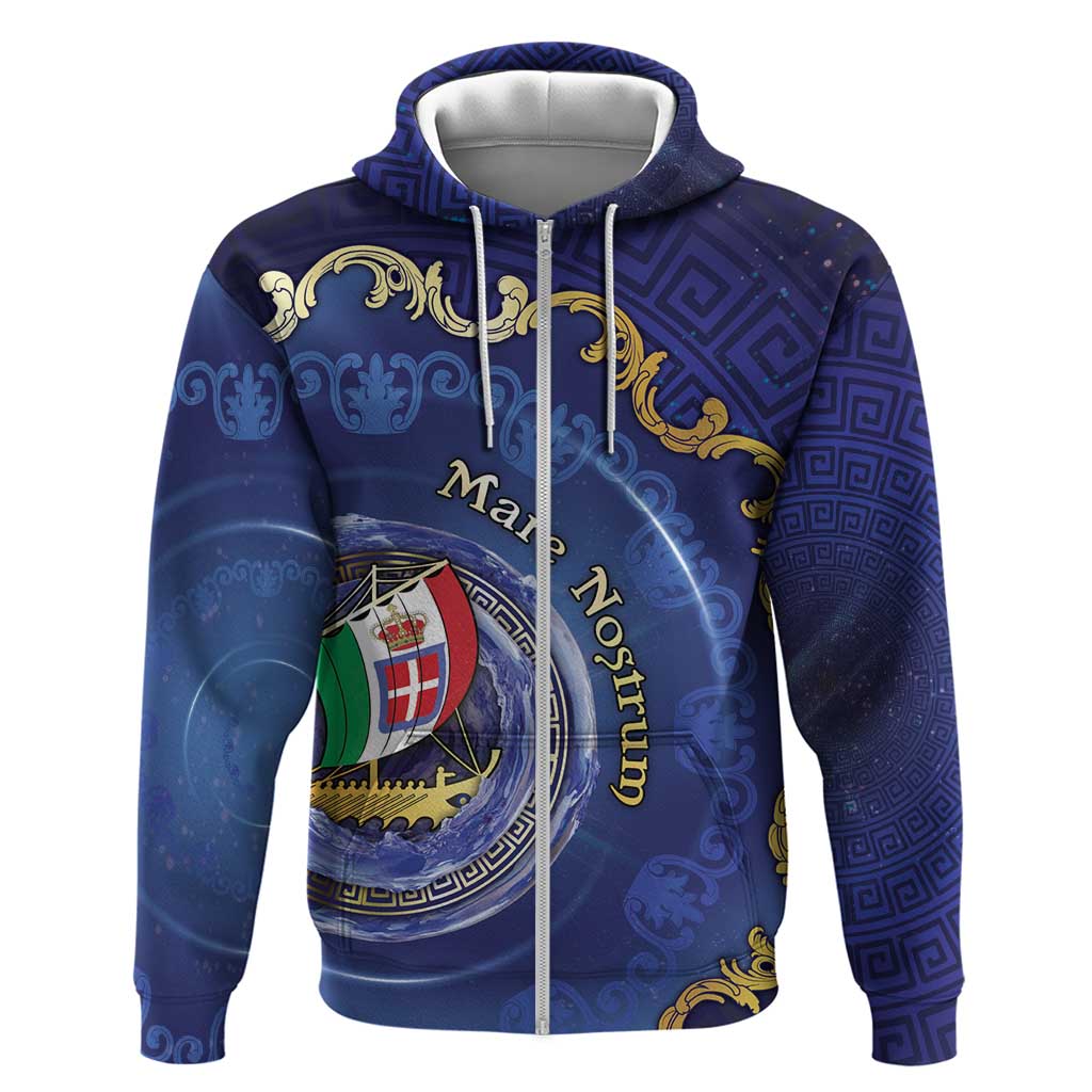 Italian Empire Hoodie Concept Of Mare Nostrum - Wonder Print Shop