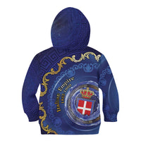 Italian Empire Kid Hoodie Concept Of Mare Nostrum - Wonder Print Shop