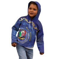 Italian Empire Kid Hoodie Concept Of Mare Nostrum - Wonder Print Shop