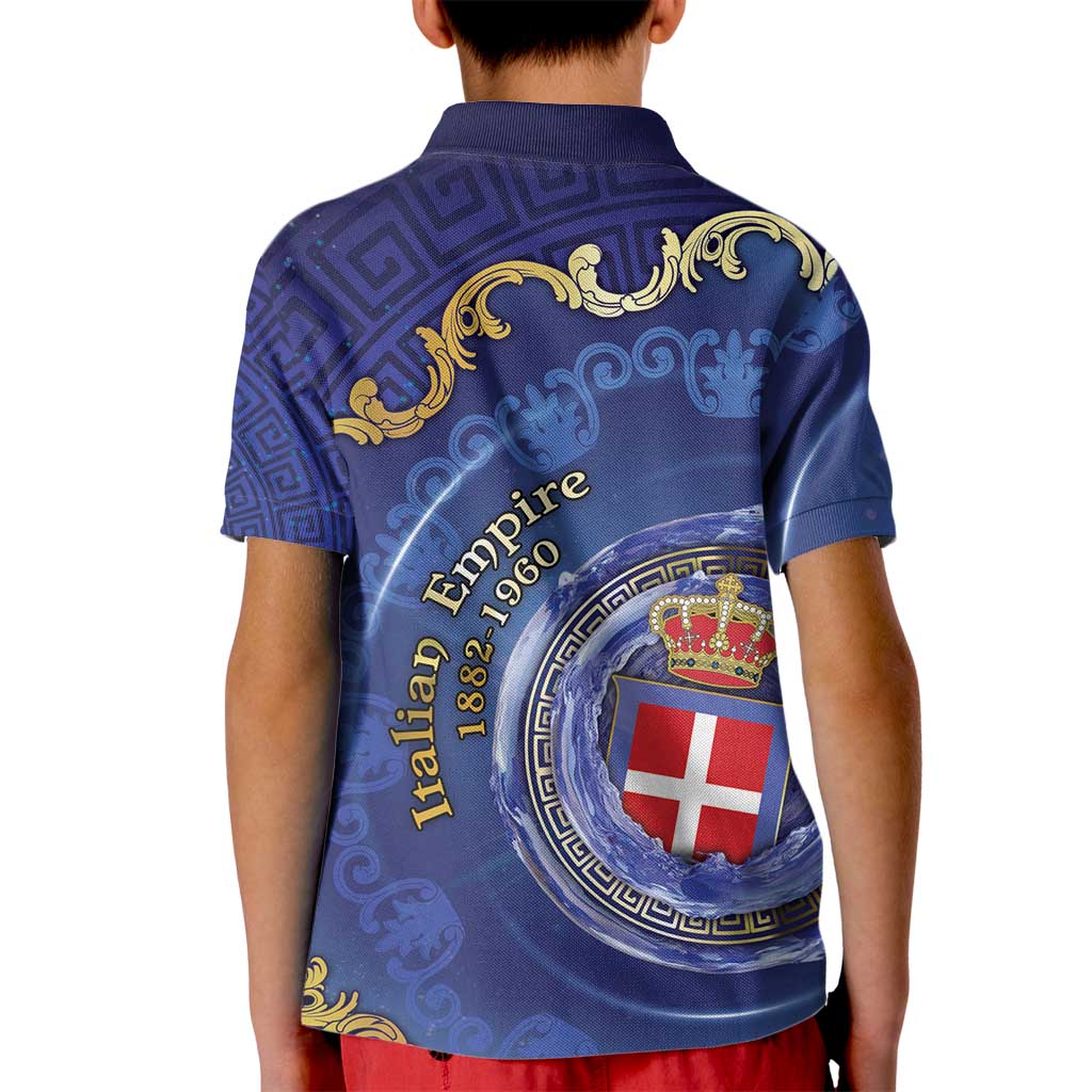 Italian Empire Kid Polo Shirt Concept Of Mare Nostrum - Wonder Print Shop