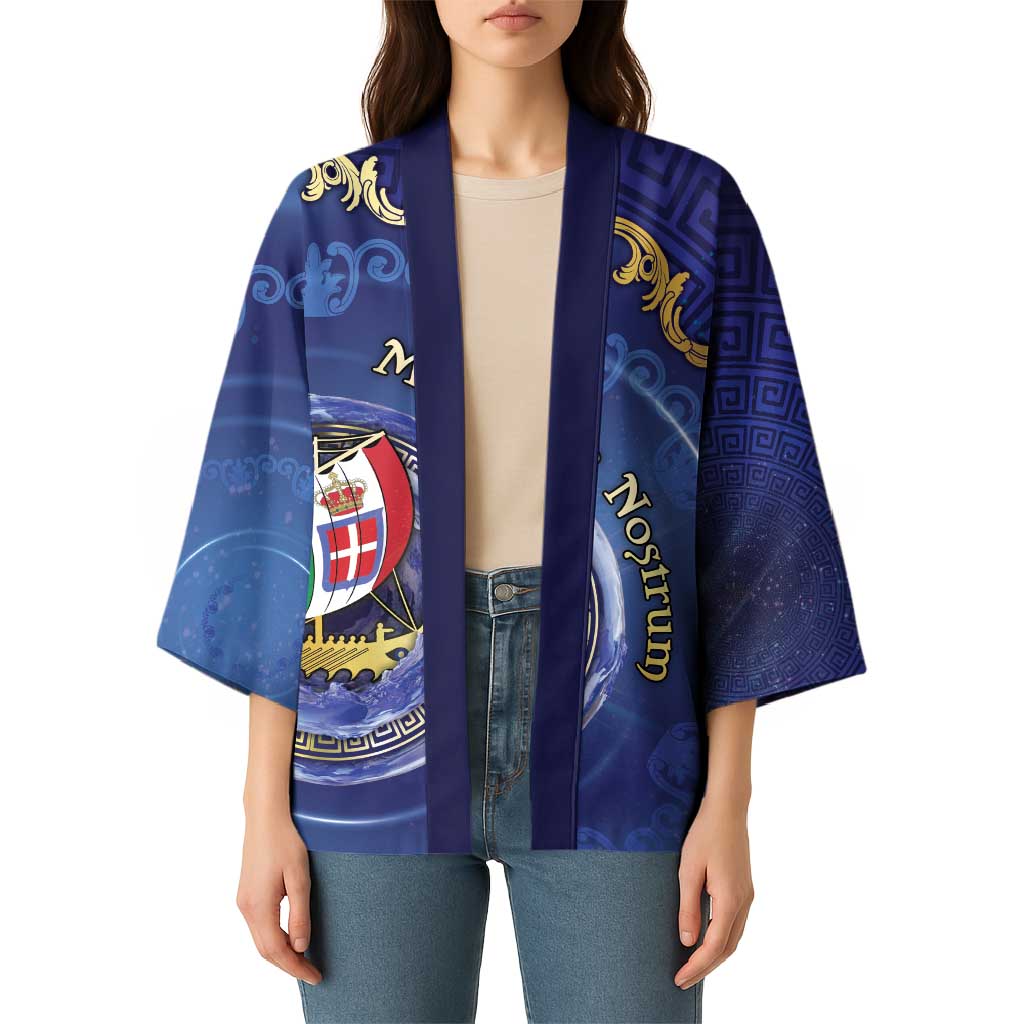 Italian Empire Kimono Concept Of Mare Nostrum - Wonder Print Shop