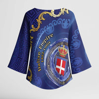 Italian Empire Kimono Sleeve Blouse Concept Of Mare Nostrum - Wonder Print Shop