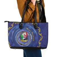 Italian Empire Leather Tote Bag Concept Of Mare Nostrum - Wonder Print Shop
