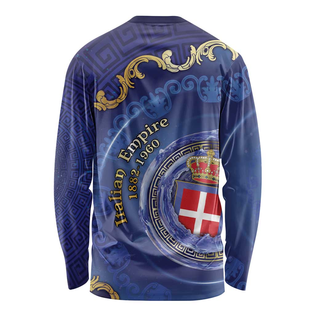 Italian Empire Long Sleeve Shirt Concept Of Mare Nostrum - Wonder Print Shop
