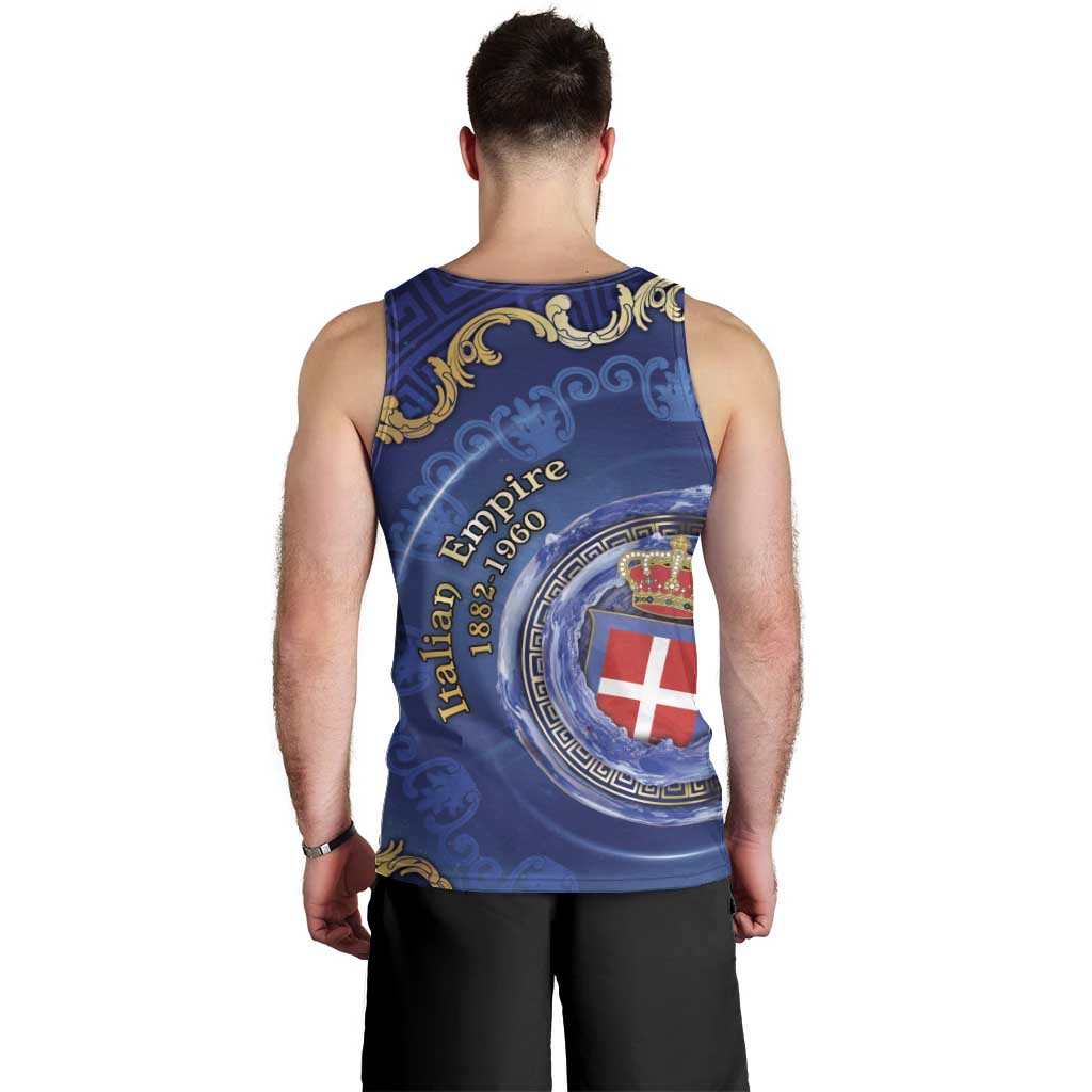 Italian Empire Men Tank Top Concept Of Mare Nostrum - Wonder Print Shop