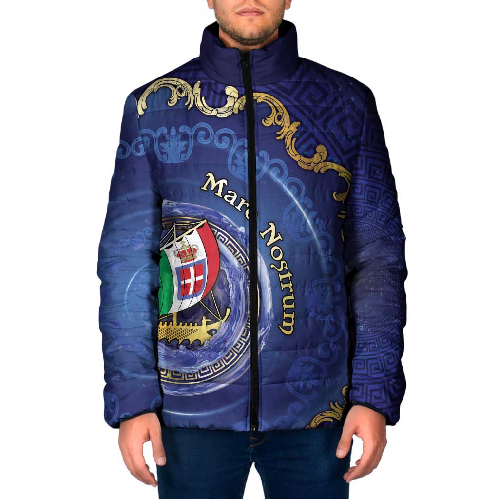 Italian Empire Padded Jacket Concept Of Mare Nostrum - Wonder Print Shop