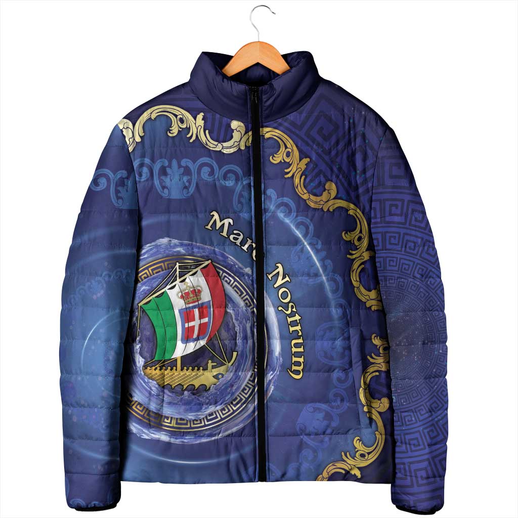 Italian Empire Padded Jacket Concept Of Mare Nostrum - Wonder Print Shop