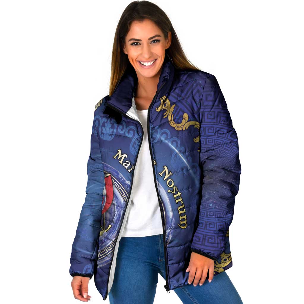 Italian Empire Padded Jacket Concept Of Mare Nostrum - Wonder Print Shop