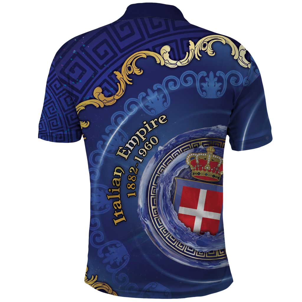 Italian Empire Polo Shirt Concept Of Mare Nostrum - Wonder Print Shop