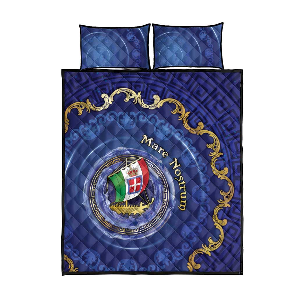 Italian Empire Quilt Bed Set Concept Of Mare Nostrum - Wonder Print Shop