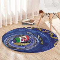Italian Empire Round Carpet Concept Of Mare Nostrum - Wonder Print Shop