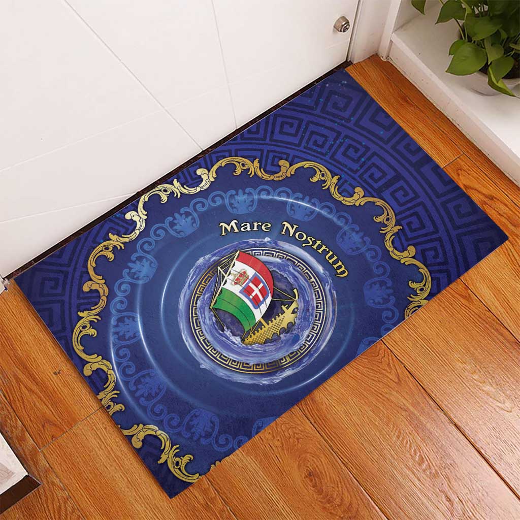 Italian Empire Rubber Doormat Concept Of Mare Nostrum - Wonder Print Shop