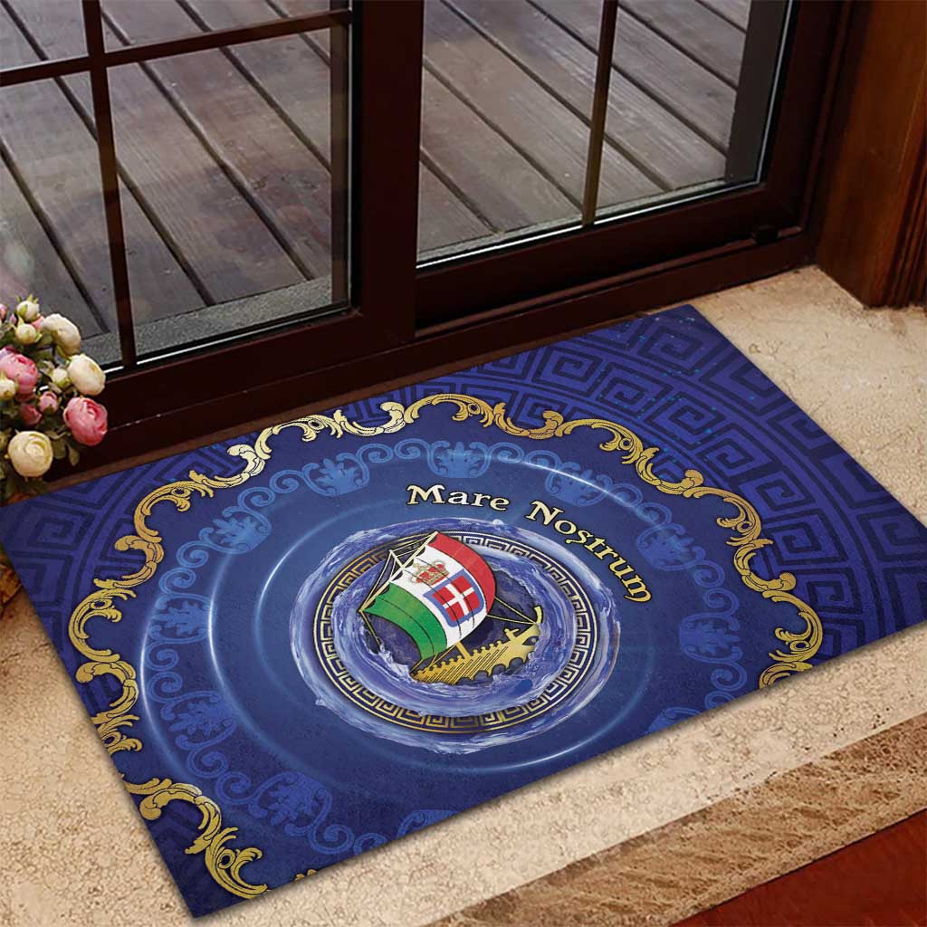 Italian Empire Rubber Doormat Concept Of Mare Nostrum - Wonder Print Shop