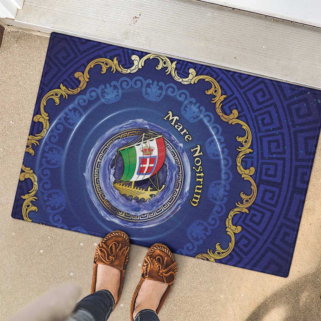 Italian Empire Rubber Doormat Concept Of Mare Nostrum - Wonder Print Shop