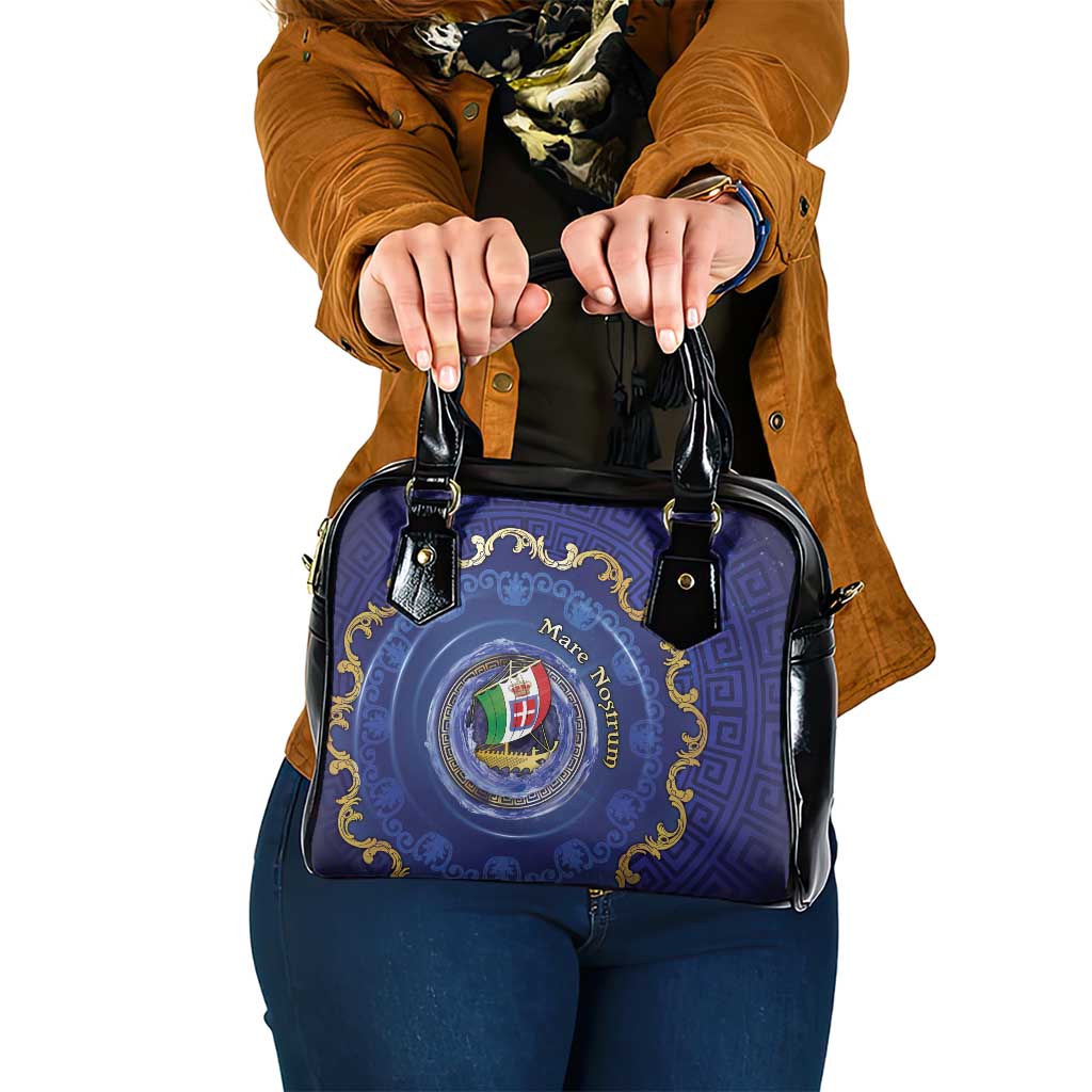 Italian Empire Shoulder Handbag Concept Of Mare Nostrum - Wonder Print Shop