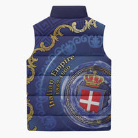 Italian Empire Sleeveless Puffer Jacket Concept Of Mare Nostrum - Wonder Print Shop