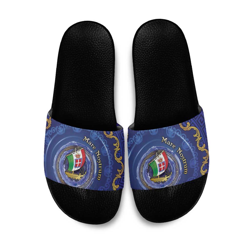 Italian Empire Slide Sandals Concept Of Mare Nostrum - Wonder Print Shop