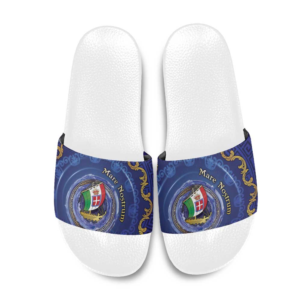 Italian Empire Slide Sandals Concept Of Mare Nostrum - Wonder Print Shop