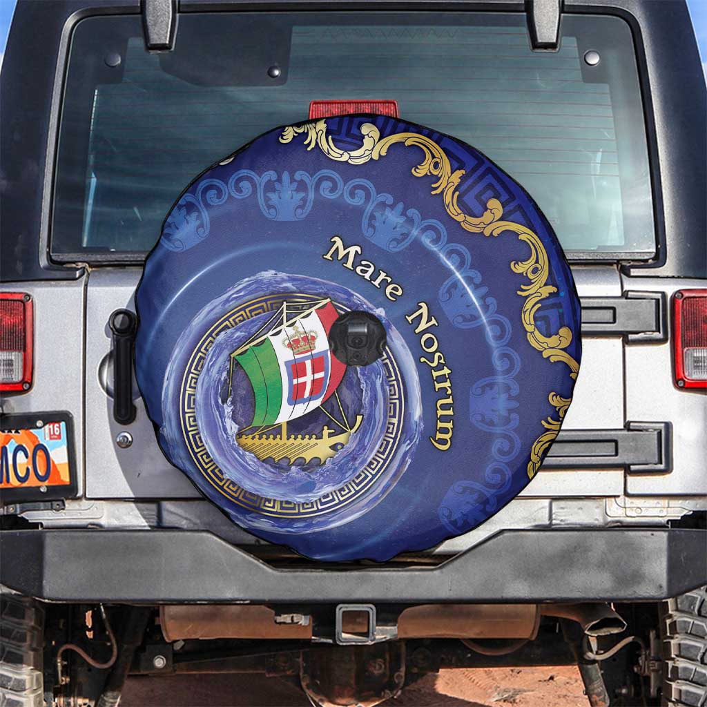 Italian Empire Spare Tire Cover Concept Of Mare Nostrum - Wonder Print Shop