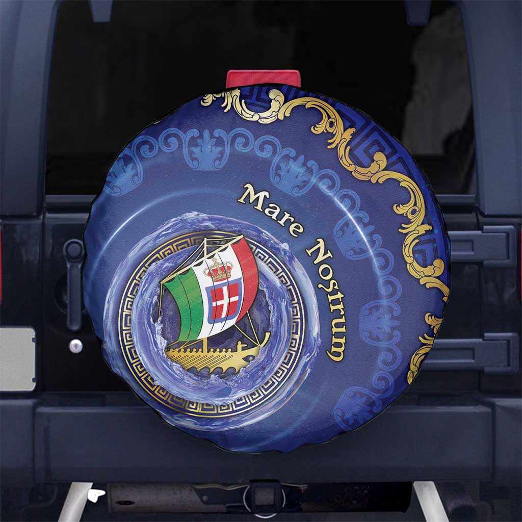 Italian Empire Spare Tire Cover Concept Of Mare Nostrum - Wonder Print Shop