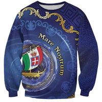 Italian Empire Sweatshirt Concept Of Mare Nostrum - Wonder Print Shop