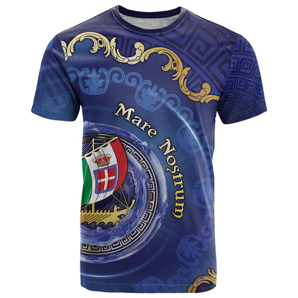 Italian Empire T Shirt Concept Of Mare Nostrum - Wonder Print Shop