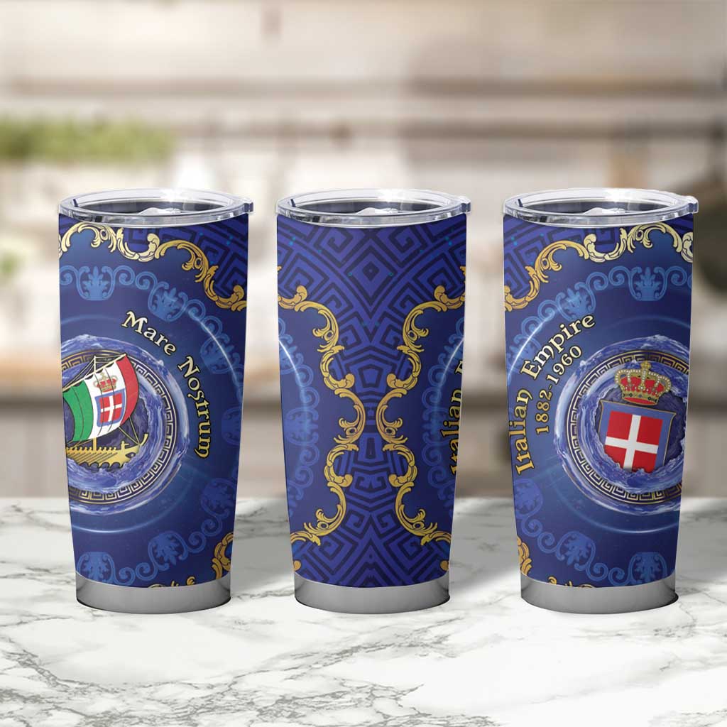 Italian Empire Tumbler Cup Concept Of Mare Nostrum - Wonder Print Shop