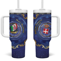Italian Empire Tumbler With Handle Concept Of Mare Nostrum - Wonder Print Shop