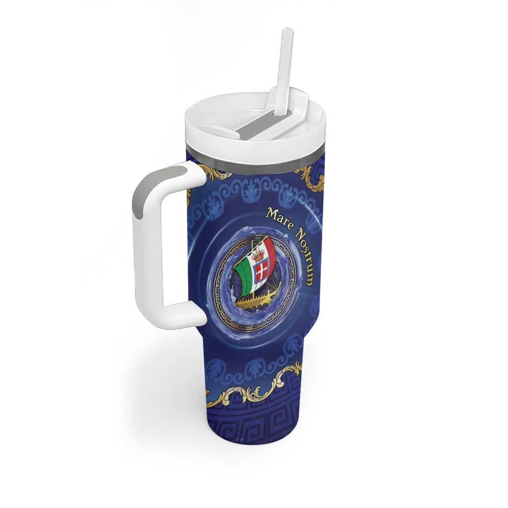 Italian Empire Tumbler With Handle Concept Of Mare Nostrum - Wonder Print Shop