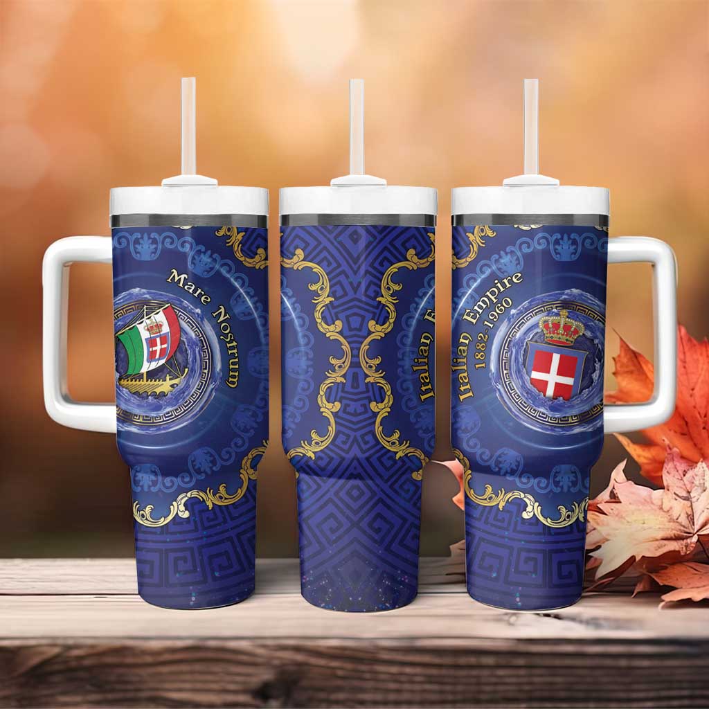 Italian Empire Tumbler With Handle Concept Of Mare Nostrum - Wonder Print Shop