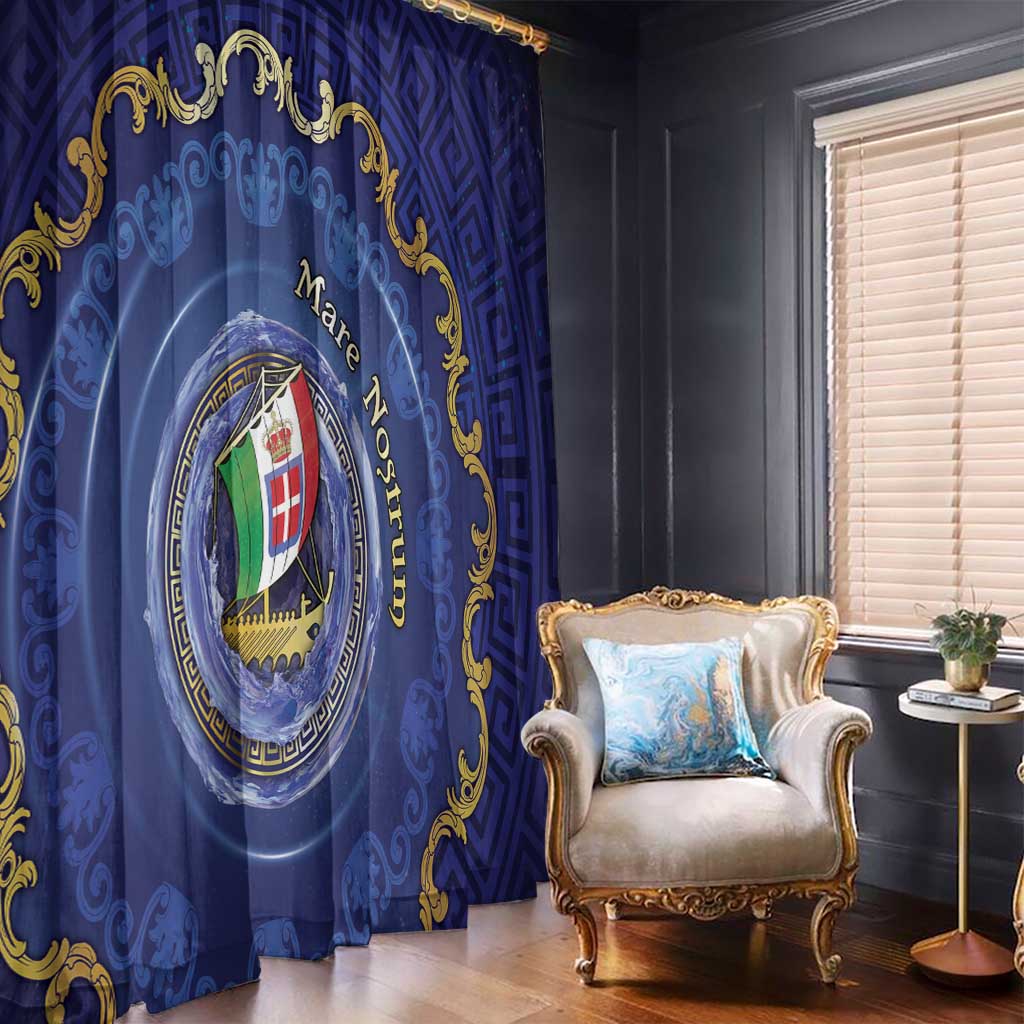 Italian Empire Window Curtain Concept Of Mare Nostrum - Wonder Print Shop
