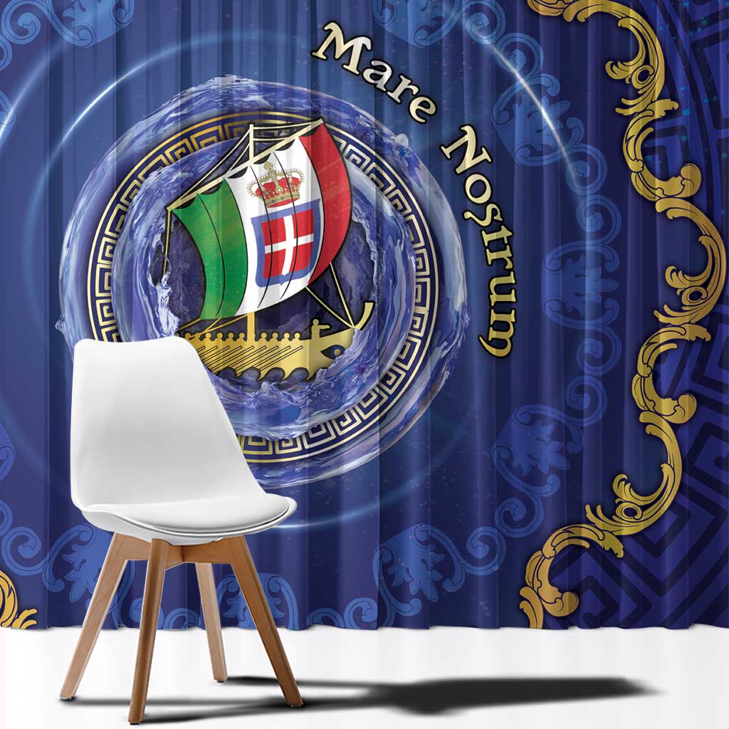 Italian Empire Window Curtain Concept Of Mare Nostrum - Wonder Print Shop