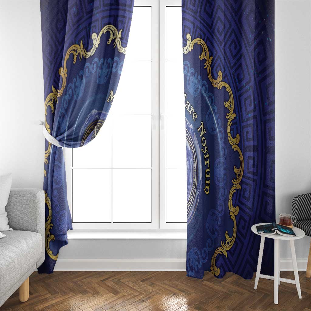 Italian Empire Window Curtain Concept Of Mare Nostrum - Wonder Print Shop