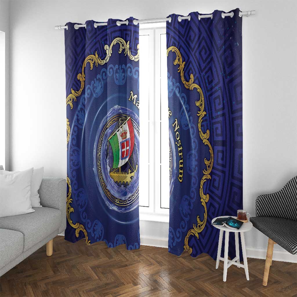 Italian Empire Window Curtain Concept Of Mare Nostrum - Wonder Print Shop