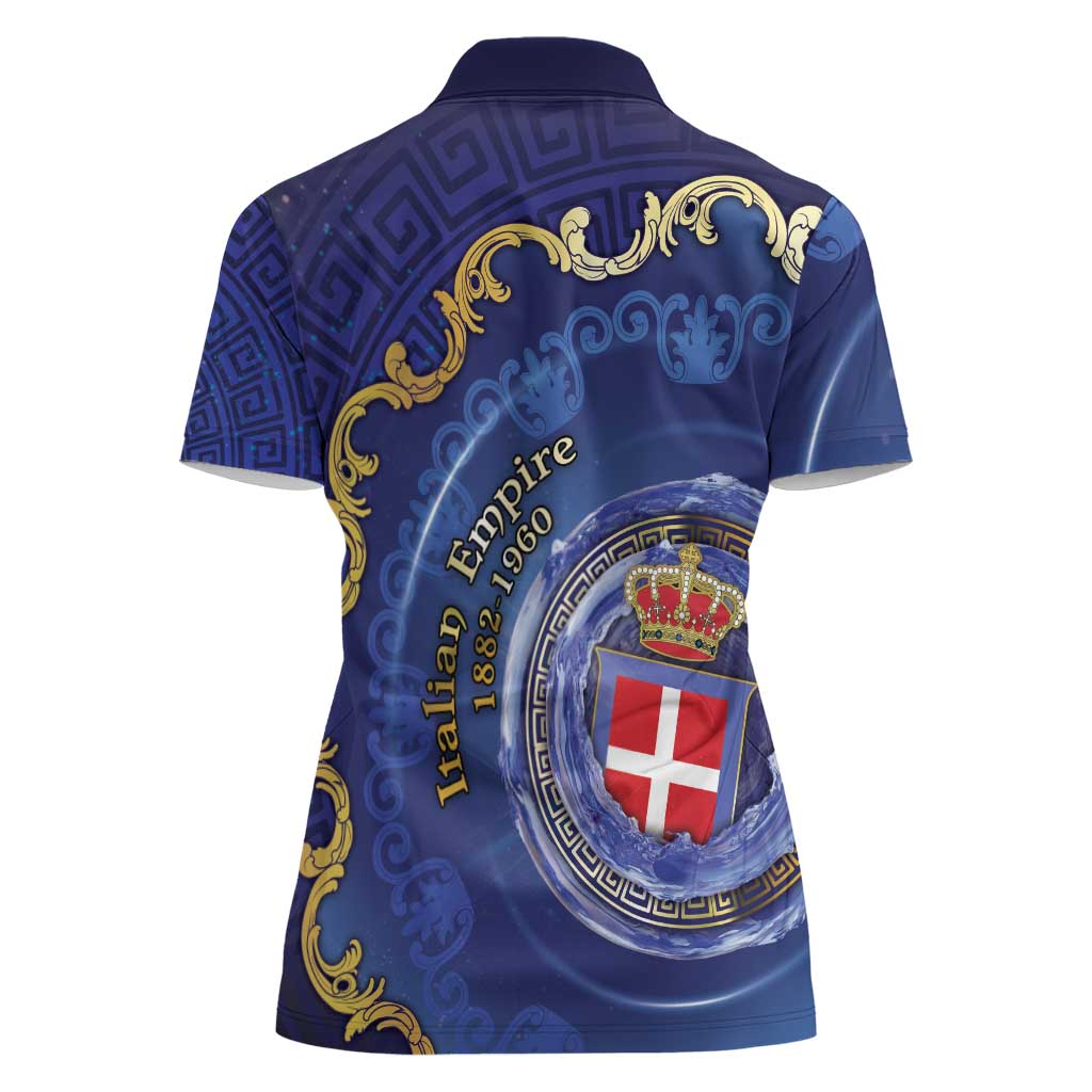 Italian Empire Women Polo Shirt Concept Of Mare Nostrum - Wonder Print Shop