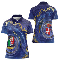 Italian Empire Women Polo Shirt Concept Of Mare Nostrum - Wonder Print Shop