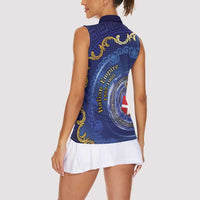 Italian Empire Women Sleeveless Polo Shirt Concept Of Mare Nostrum - Wonder Print Shop