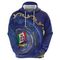 Italian Empire Zip Hoodie Concept Of Mare Nostrum - Wonder Print Shop