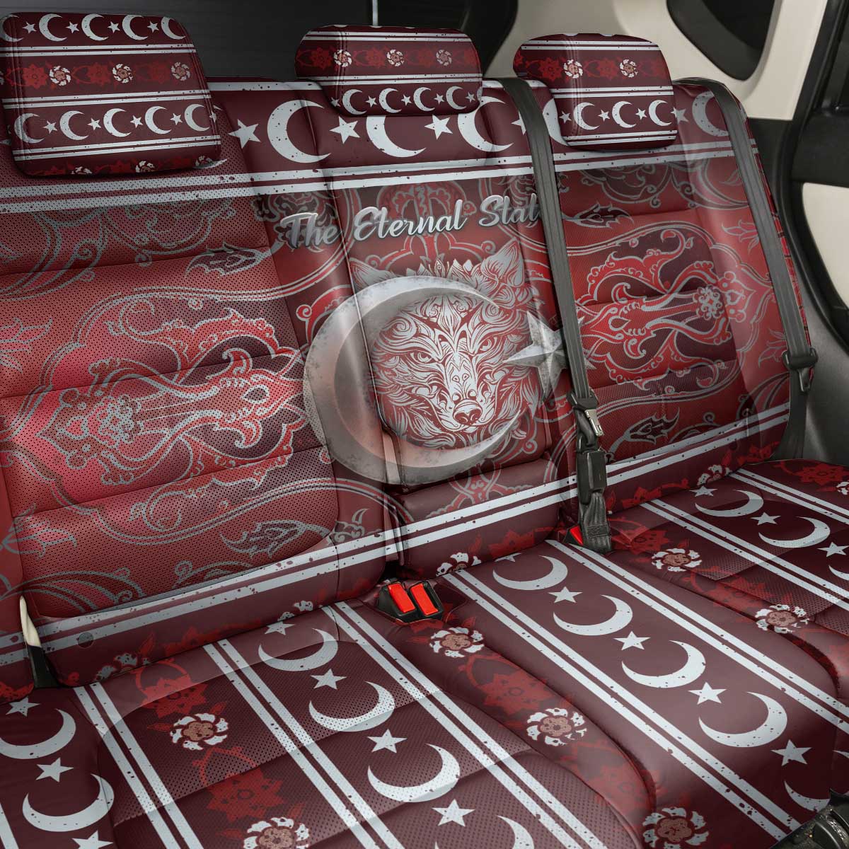 Ottoman Empire Back Car Seat Cover The Eternal State - Wonder Print Shop