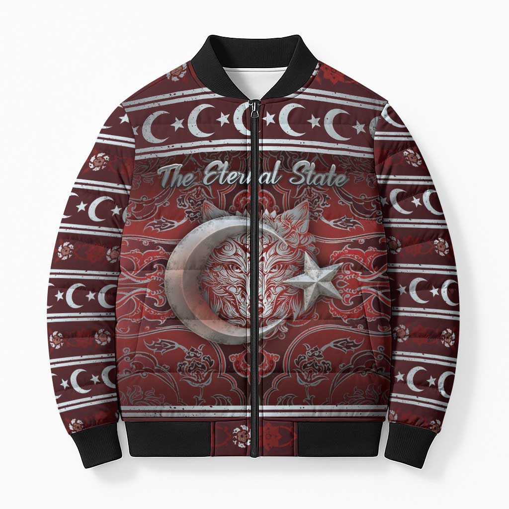 Ottoman Empire Bomber Puffer Jacket The Eternal State - Wonder Print Shop