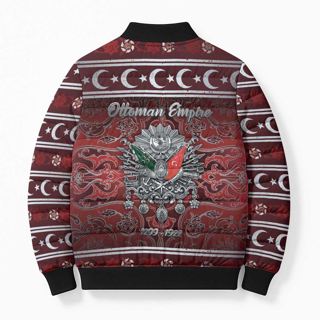 Ottoman Empire Bomber Puffer Jacket The Eternal State - Wonder Print Shop