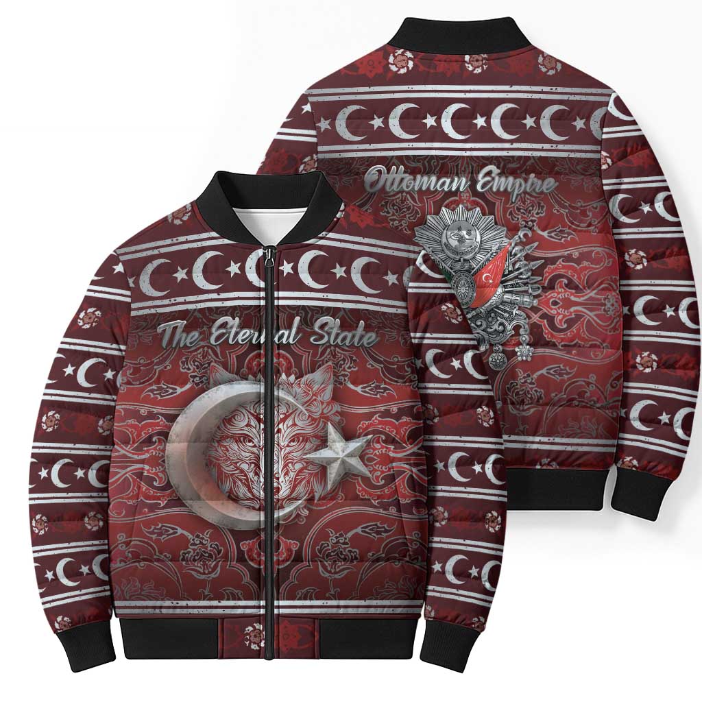 Ottoman Empire Bomber Puffer Jacket The Eternal State - Wonder Print Shop